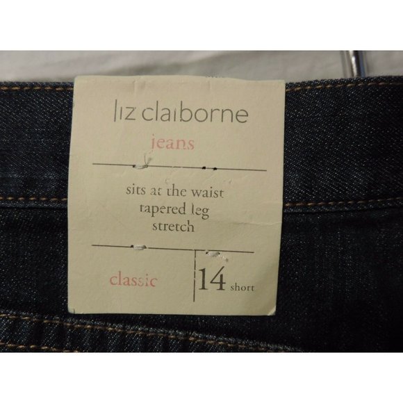 Liz Claiborne Classic Stretch Jeans Size 14 short - Picture 3 of 5